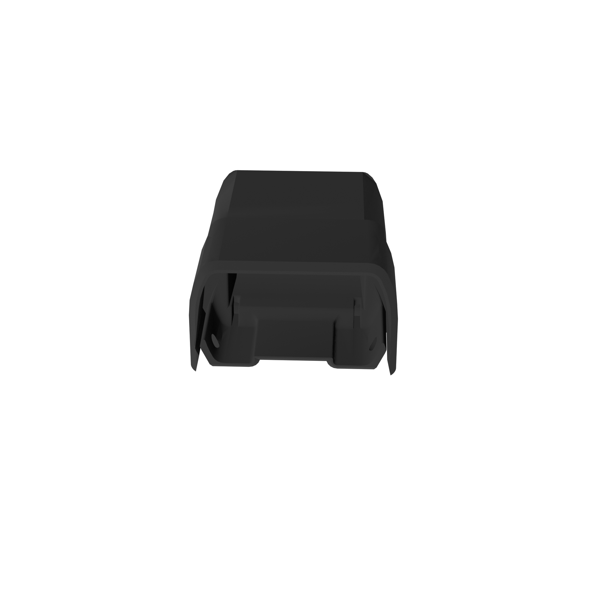 Deckorators Textured Black Aluminum Rapid Rail Stair Bracket Kit, 4-Pack
