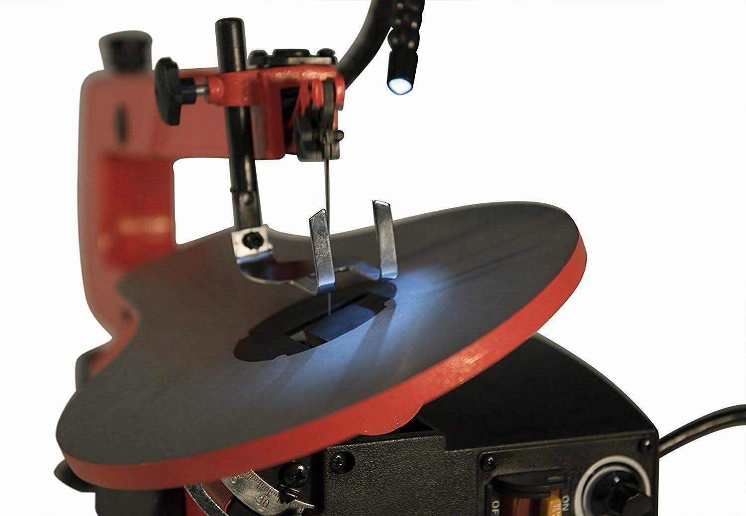 General International 16 in. 1.2a Variable Speed Scroll Saw with LED Light- BT8007