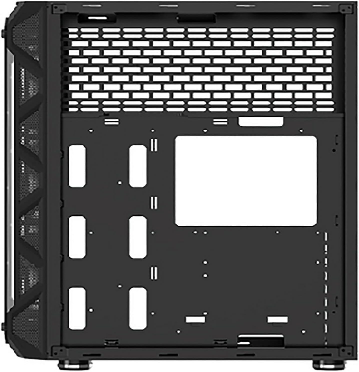 Rhinomax A17 Series Phoenix Full-Tower E-ATX/ATX/M-ATX Computer Gaming Case with 3-Sided Reinforced Glass, USB 3.0, 6 ARG Light-Emitting 12cm Fans with 1 ARGB Fan Controller