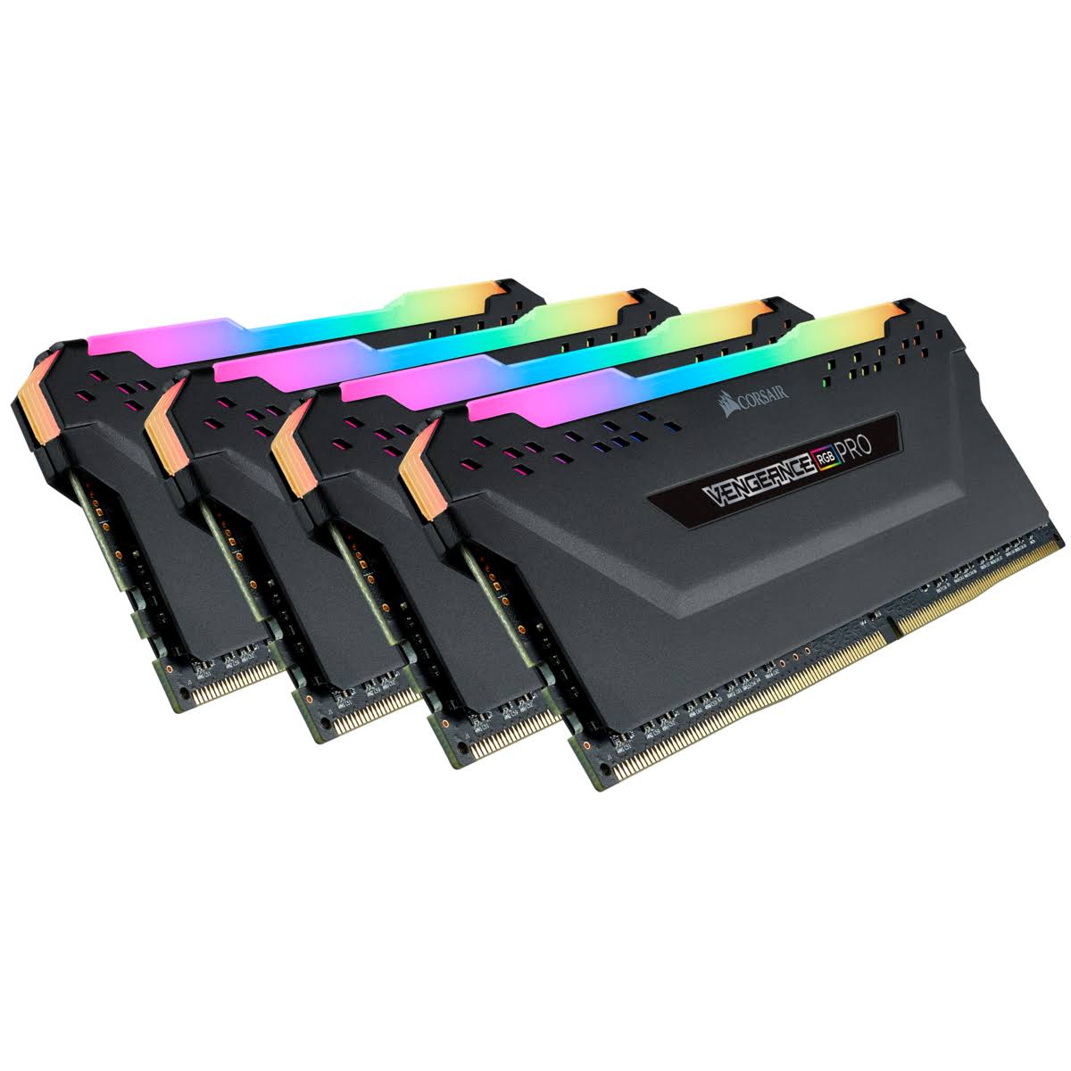 Corsair Vengeance RGB Pro 32GB (4 x 8GB) DDR4 Dram 3466MHz C16 Memory Kit - Black