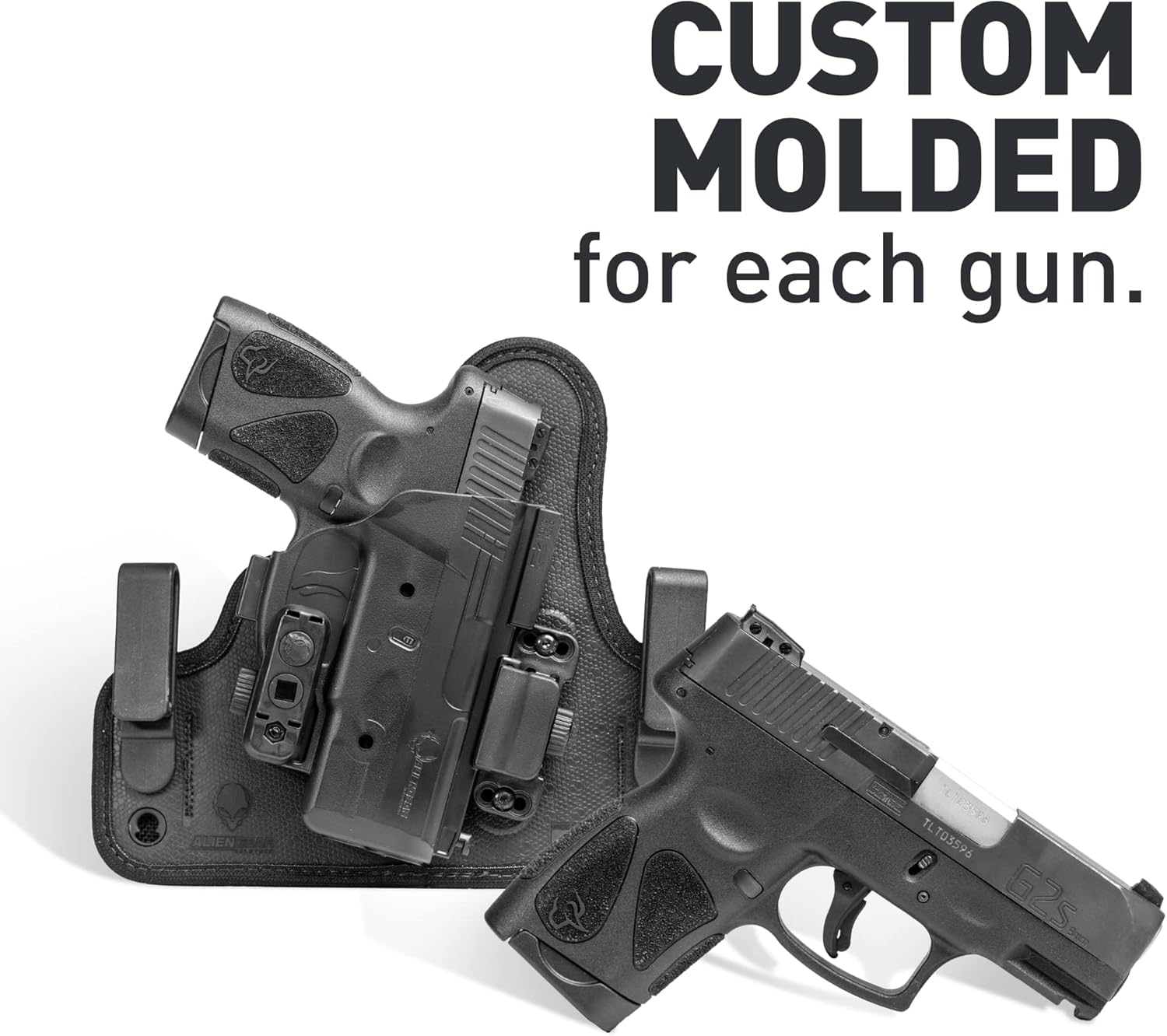 Alien Gear Shapeshift 4 in 1 Holster - IWB, Appendix, OWB Paddle, and OWB Belt Slide Included - Concealed and Open Carry - Tuckable - Right Hand Draw - Glock 22
