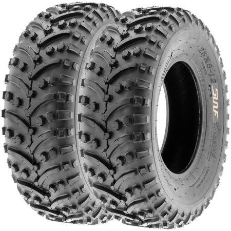 Sunf Sport ATV UTV Tires 25x8-12 25x8x12 6 PR A032 (Set Pair of 2)