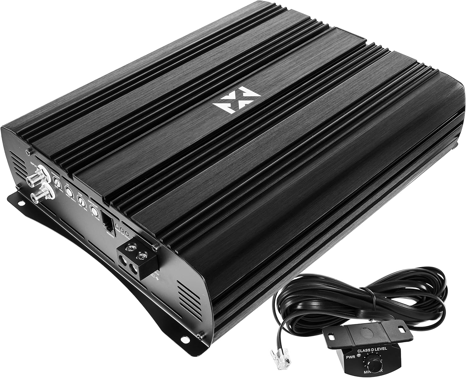 NVX XAD41 1200W RMS 1-OHM Stable Full Bridge Class D High Power Competition Full Range Bridgeable 4-Channel Car Audio MOSFET Amplifier