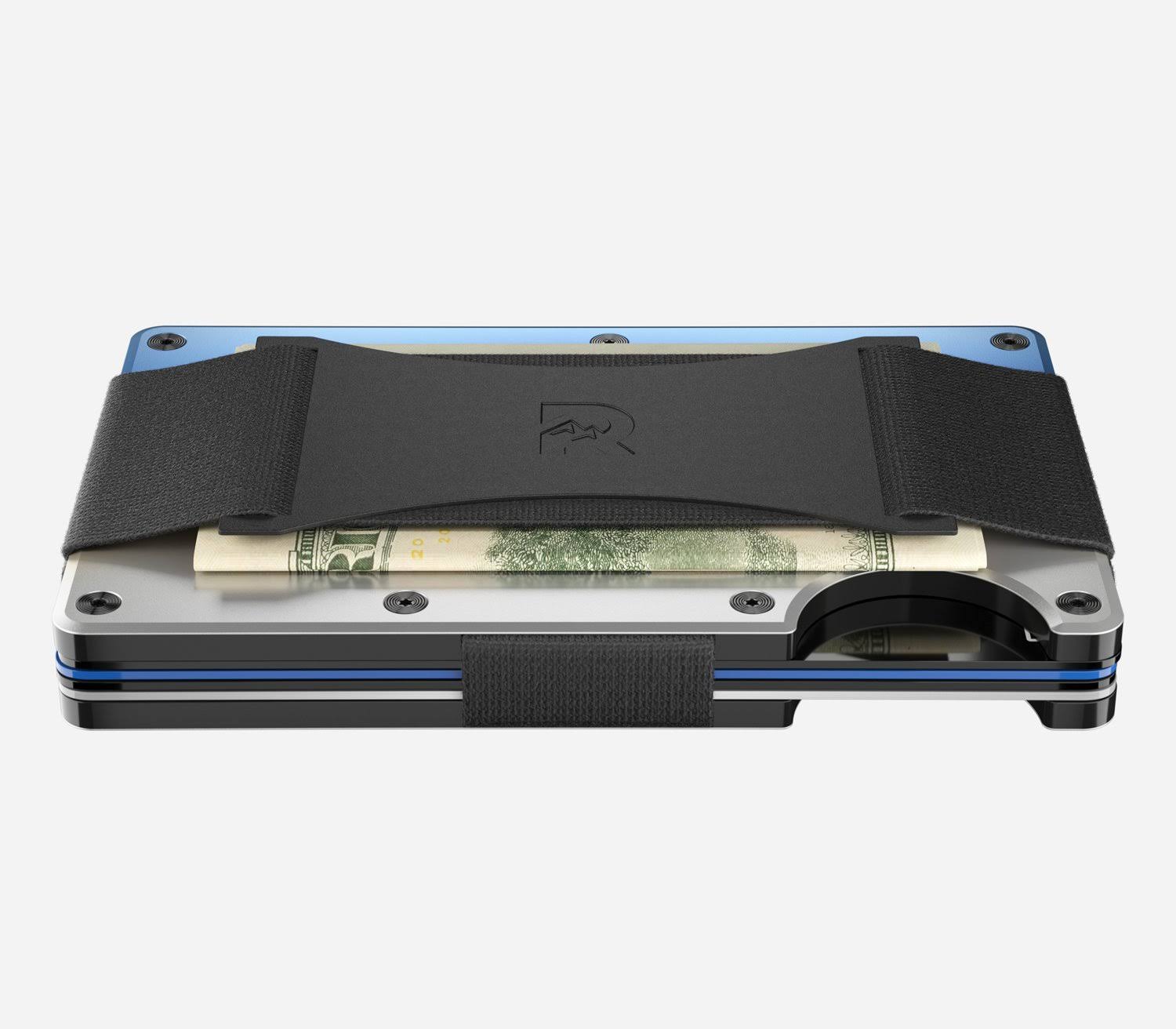 The Ridge RFID Wallet | Titanium - Burnt | Cash Strap