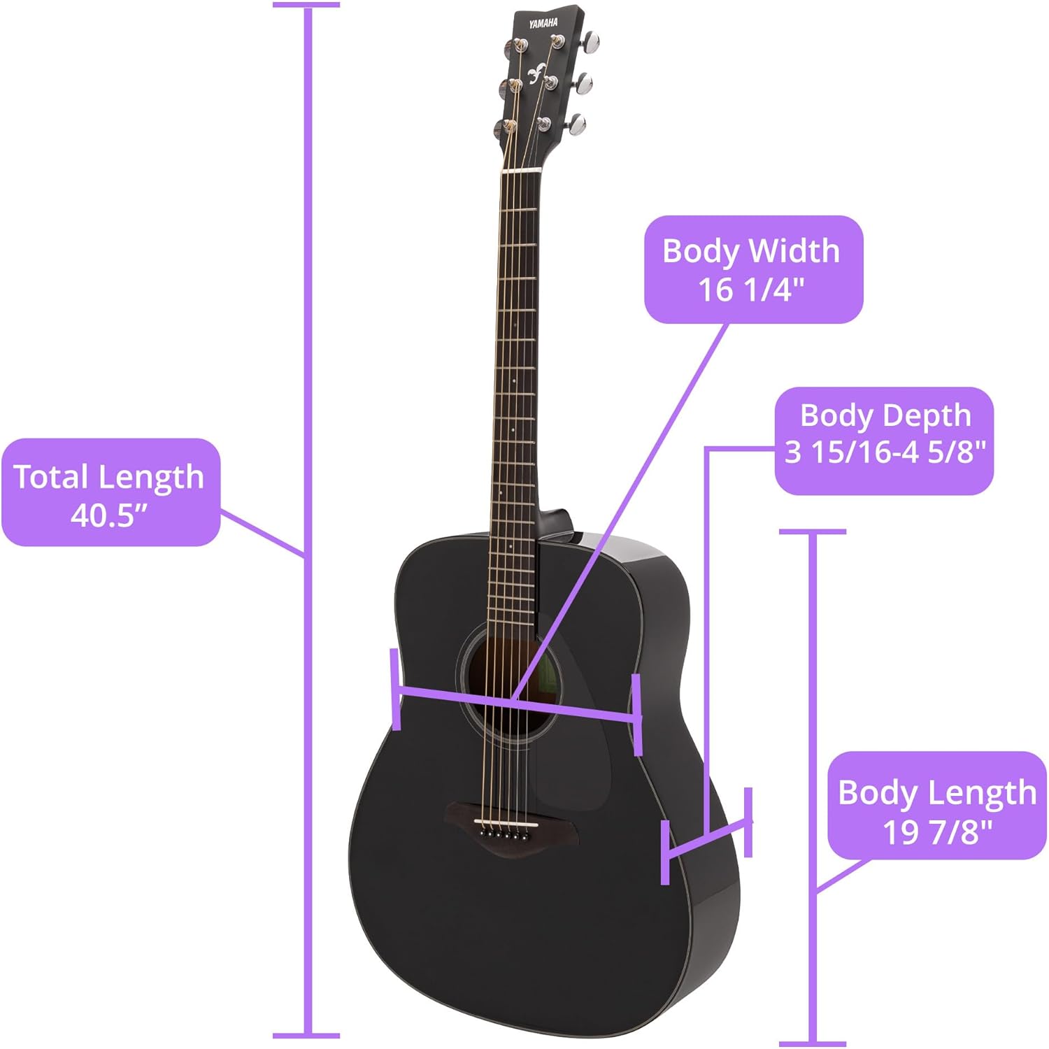 Yamaha FG800J Solid Spruce Top, Traditional Western Gloss Finish Body, 6-String Right-Handed Acoustic Guitar with Rosewood Fingerboard and Bridge (Black)