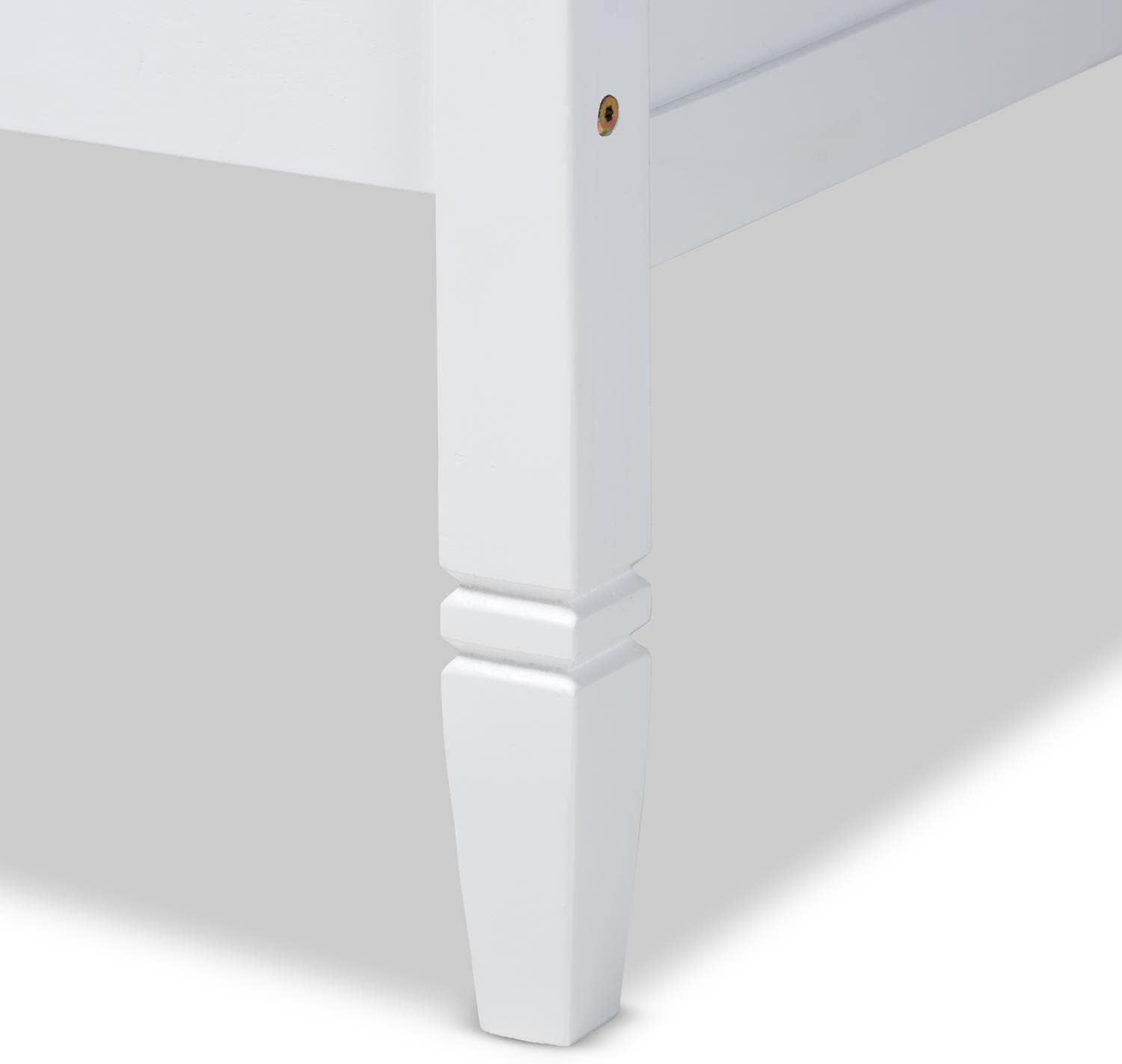 Baxton Studio Mariana White Wood Twin Size Daybed