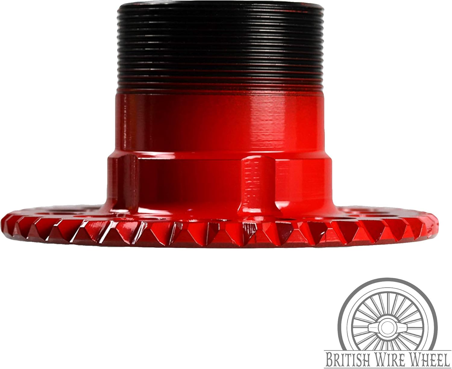 British Wire Wheel 5 Lug Universal Knock Off Wire Wheel Adapters for Lowriders, 5x4.5/ 5x4.75/ 5x5, Set of 4