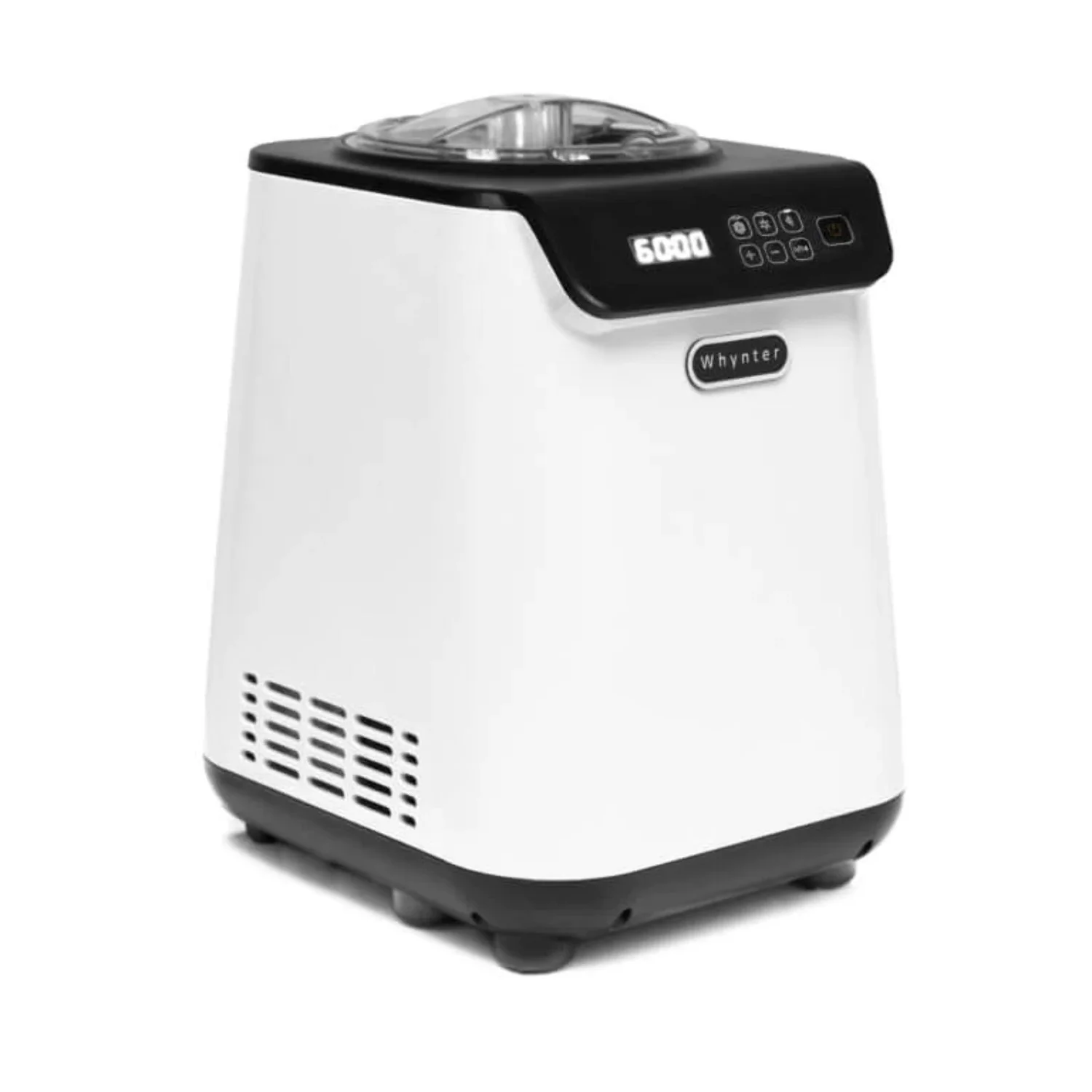 Whynter 1.28 Quart Compact Upright Automatic Ice Cream Maker with Stainless Steel Bowl White