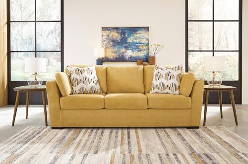 Signature Design by Ashley Keerwick Sofas, 94" W x 41" D x 39" H, Yellow
