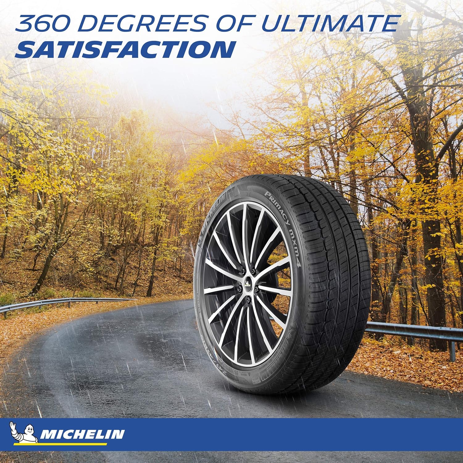MICHELIN Primacy MXM4, All-Season Car Tire, SUV, Sport and Passenger Cars - 235/55R18 100H