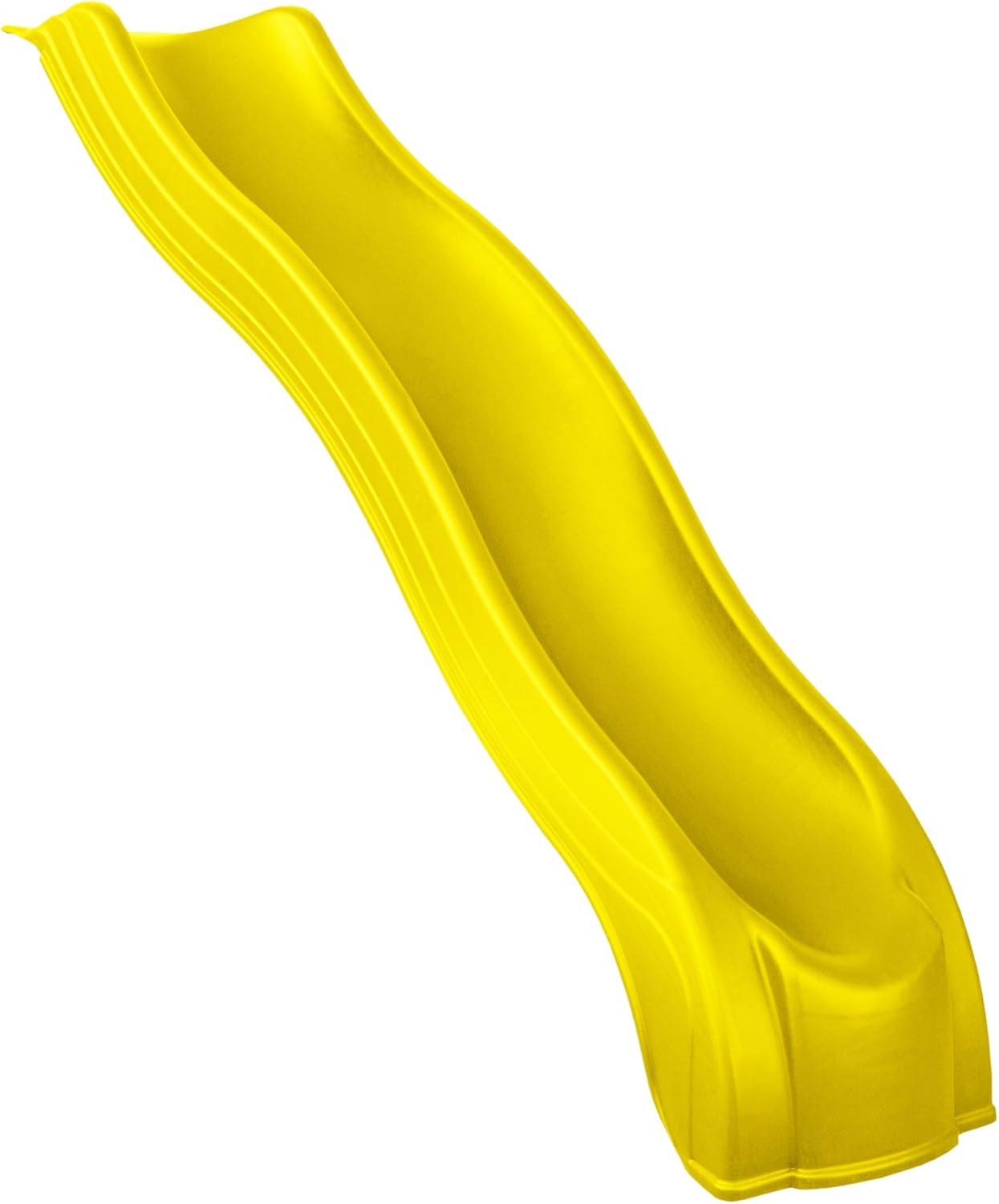 Swing-N-Slide WS 8201 Apex Wave 8 Foot Long Slide for 4' Swing Set Decks, Yellow
