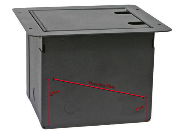 Elite Core FB8-SP Recessed Floor Box with 8 XLR + 2 Speakons