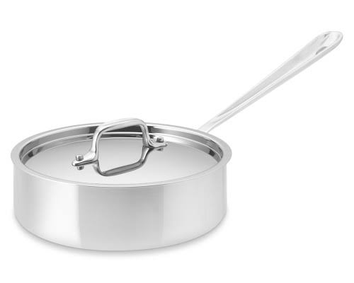 All-Clad Stainless Steel 2-Quart Saute Pan with Lid