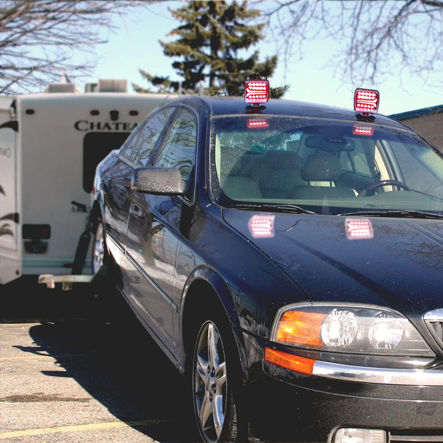 VULCAN Wireless LED Towing And Trailer Light Kit For Trucks, Trailers, RVs, SUVs And Boats