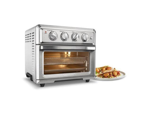 Cuisinart TOA-60 Convection Toaster Oven Air Fryer Silver Refurbished + 1 Year Warranty