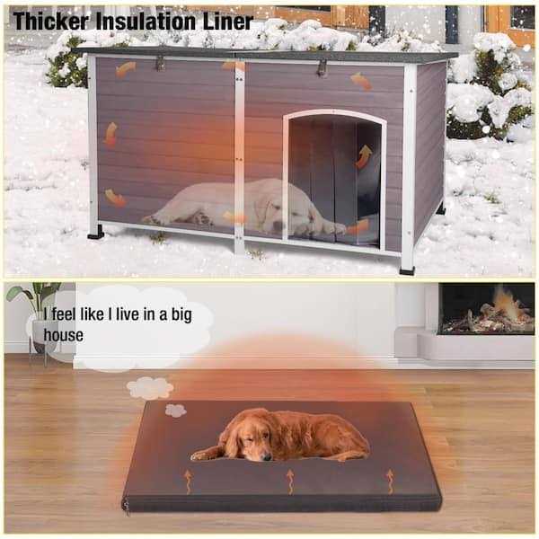 aivituvin Extra Large Insulated Dog House Soft Liner Inside AIR64-IN - Pet Supplies online store