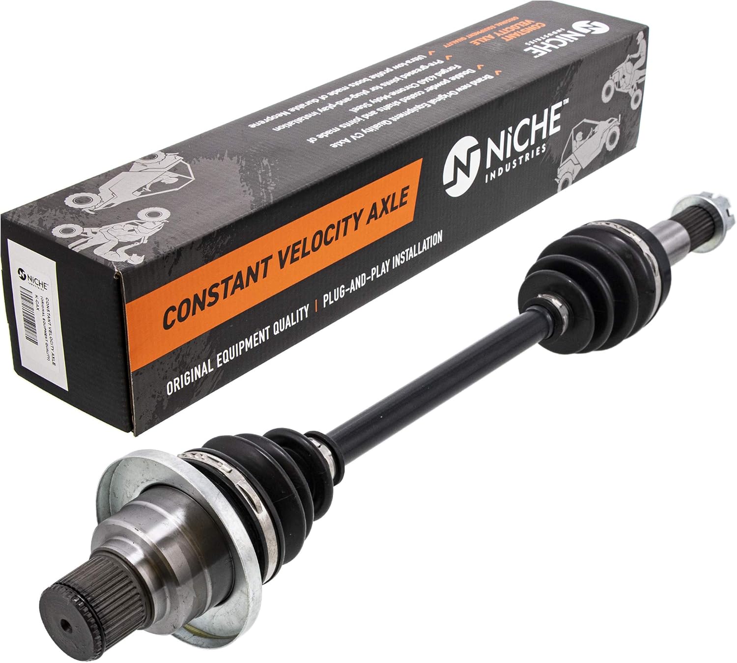 NICHE High Strength Rear Left and Right Axle Kit Combo for 2004-2013 Yamaha Rhino 450 660 700 5UG-F53B0-21-00
