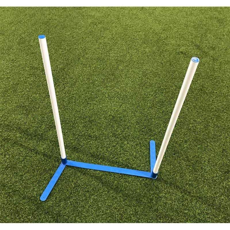 Cool Runners Agility Weave Poles Adjustable 6 Pole Set with Carrying Case and Grass Stakes - Pet Supplies online store