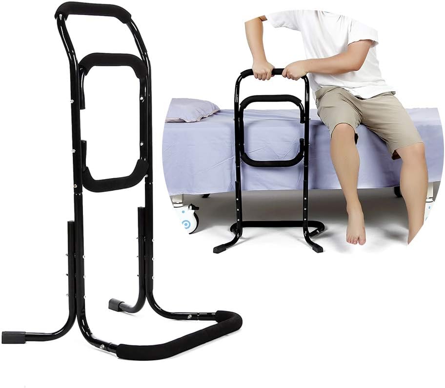 Bed Rails For Elderly Seat Lift Assist Chair Lift Devices Grab Bar For Bed Stand Assist Handicap Mobility For Lift Chair Couch Sofa Disabled Senior Support Handles Accessories Products Fall Protection
