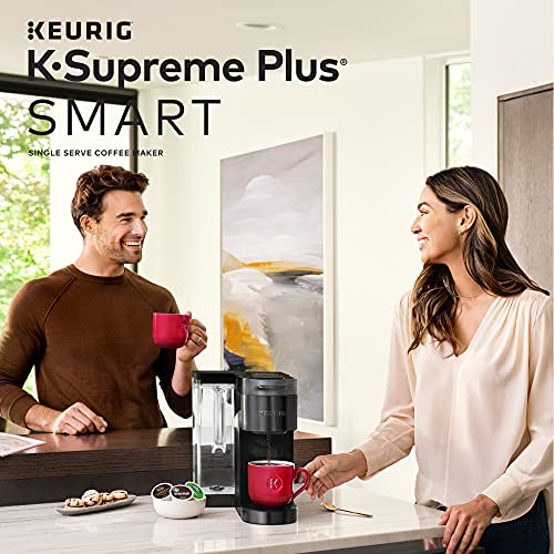 Keurig K-Supreme Plus SMART Single Serve Coffee Maker with illy Intenso Bold Roast 32 K-Cup Pods