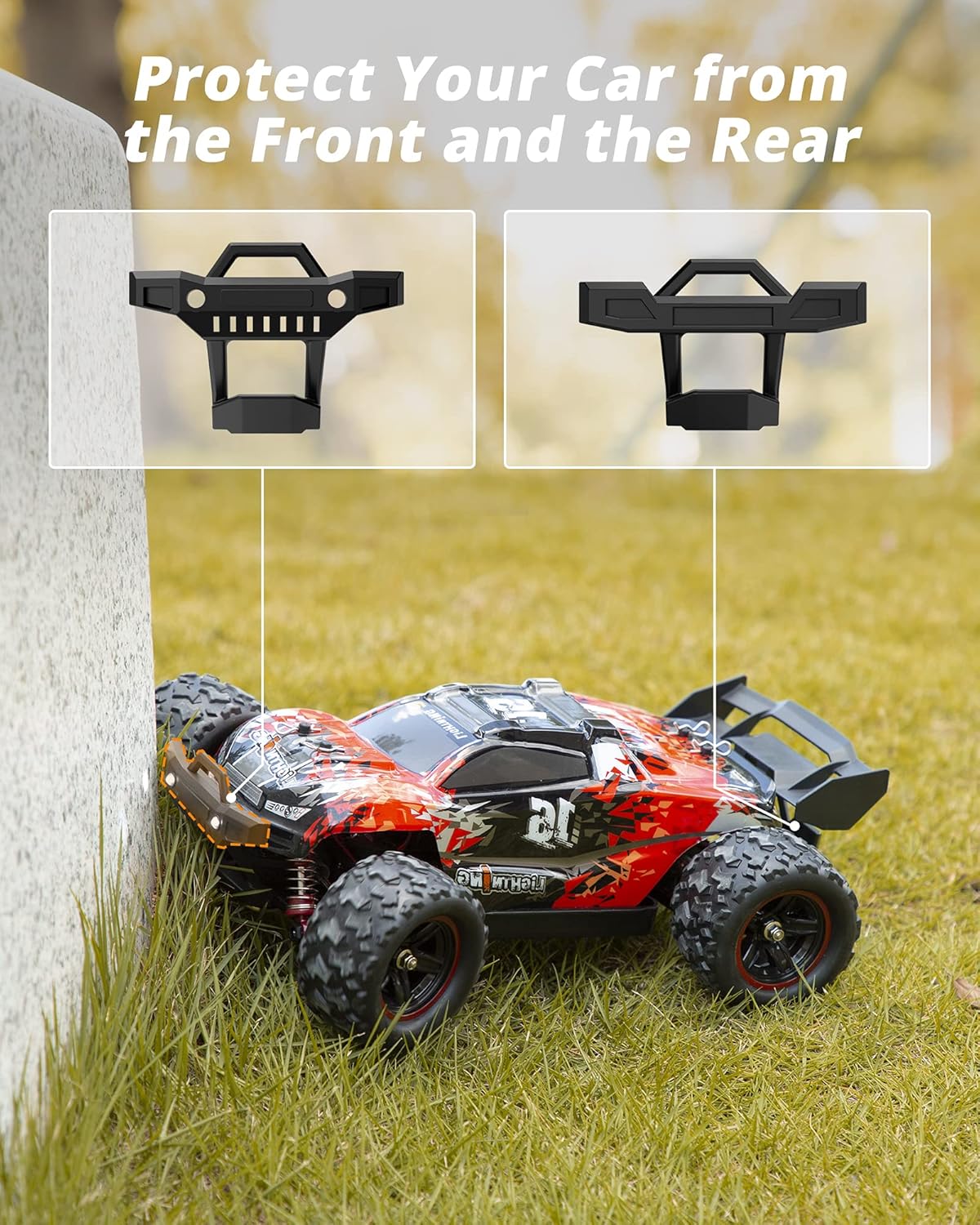 RC Truck 60 KM/H High Speed (1:18 Scale) - Brushless Offroad Remote Control Truck for Boys and Adults KIDOMO