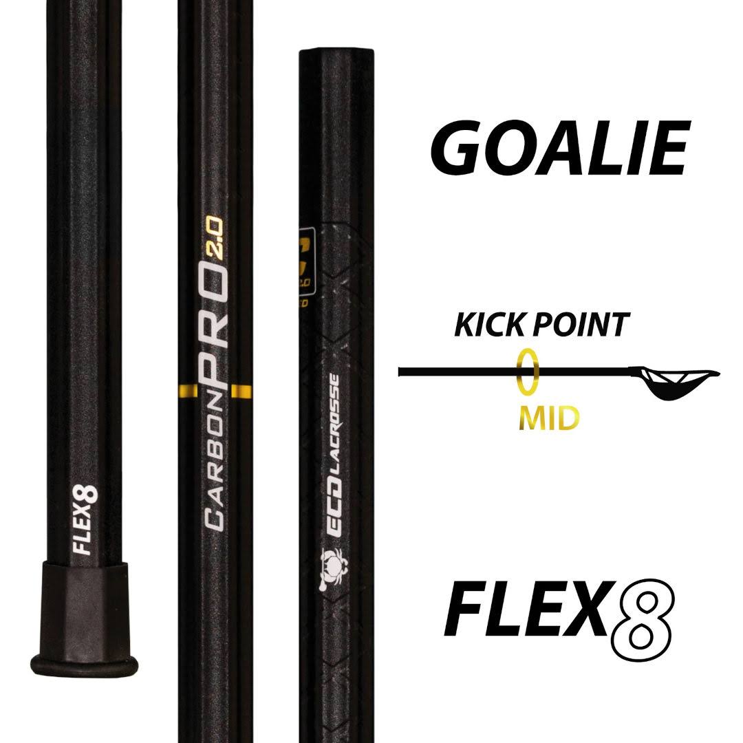 ECD Carbon Pro 2.0 - Goalie Lacrosse Shaft - Black