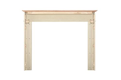 Pearl Mantels, Inc. 120-56 Windsor Fireplace Mantel Surround, Interior Width 56", Unfinished