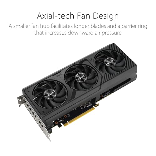 ASUS The SFF-Ready Prime GeForce RTX™ 5070 12GB GDDR7 Graphics Card (PCIe® 5.0, 12GB GDDR7, HDMI®/DP 2.1, 2.5-Slot, Axial-tech Fans, Dual BIOS)