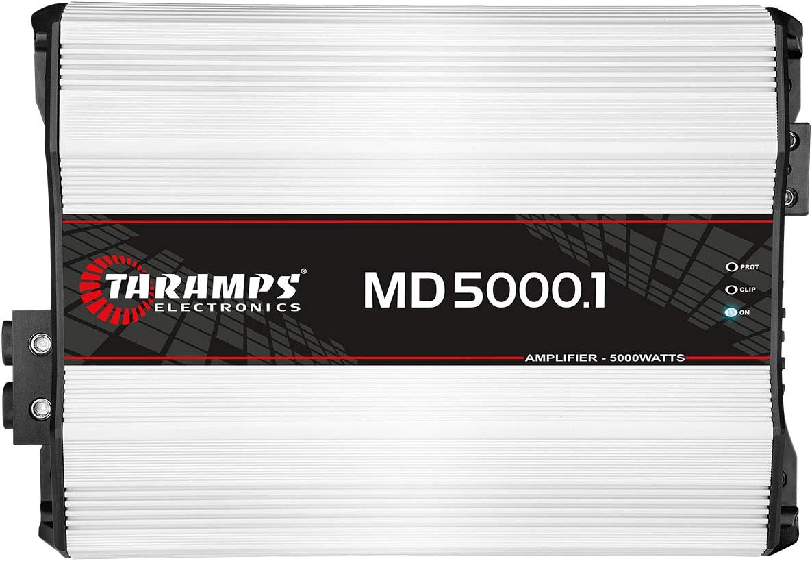 Taramps MD 5000.1 1 Channel 5000 Watts Rms Car Audio Amplifier 2 Ohm