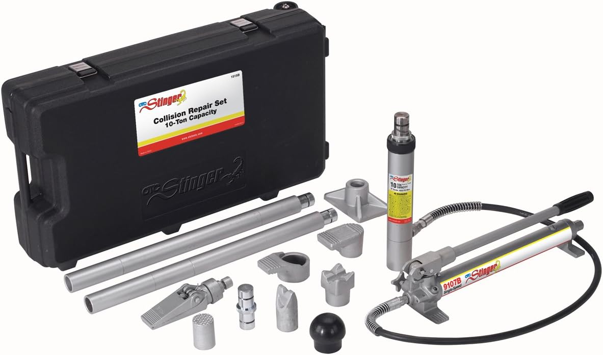 OTC 1515B 10-Ton Hydraulic Portable Collision Repair Set