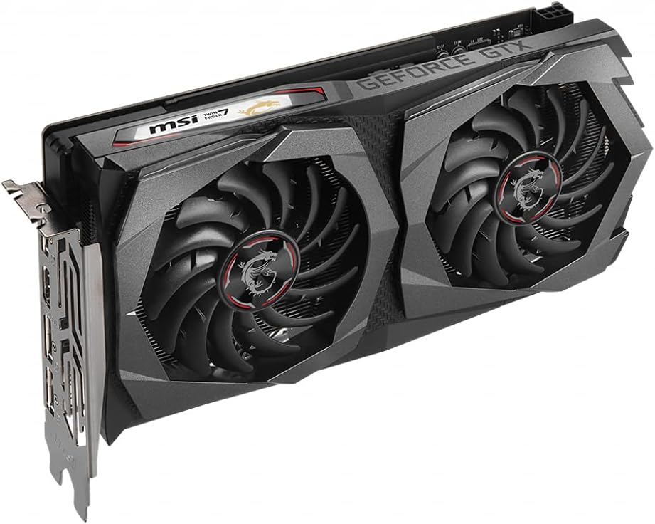 MSI Gaming GeForce GTX 1650 4GB GDDR6 PCI Express 3.0 x16 ATX Graphics Card, 3X DisplayPort v1.4a, HDMI 2.0b (GTX 1650 D6 Gaming X Plus)