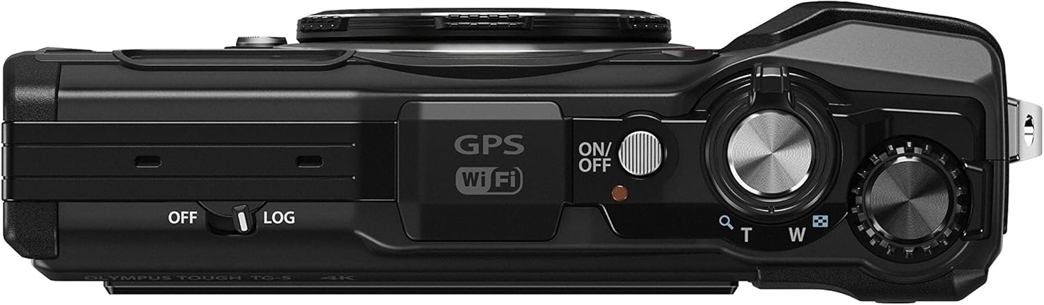 OM SYSTEM OLYMPUS TG-5 Waterproof Camera with 3-Inch LCD, Black
