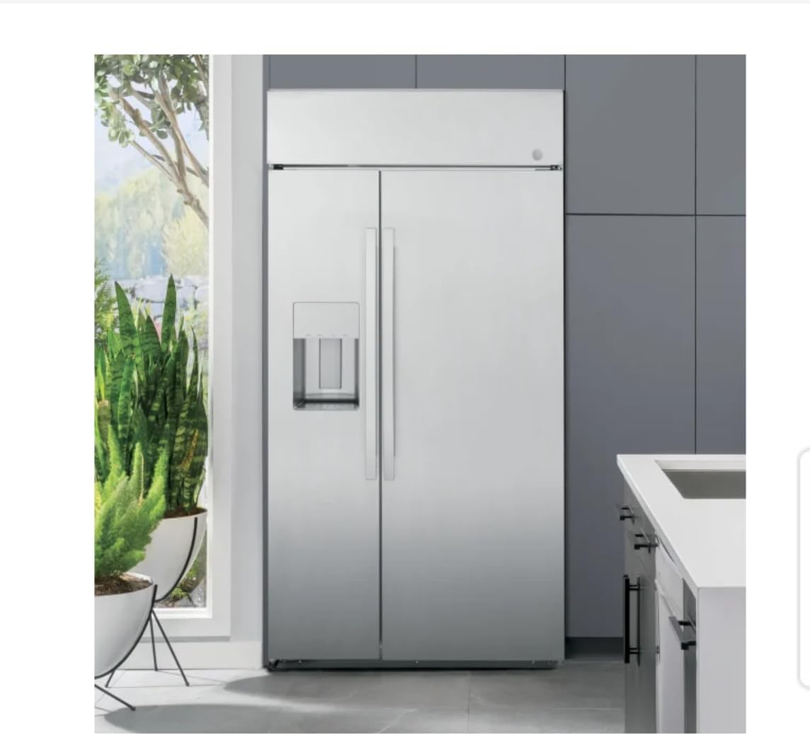 GE Profile™ Series 48" Smart Built-In Side-by-Side Refrigerator with Dispenser