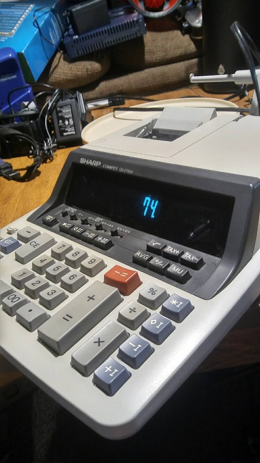 Sharp QS-2760H Printing Calculator