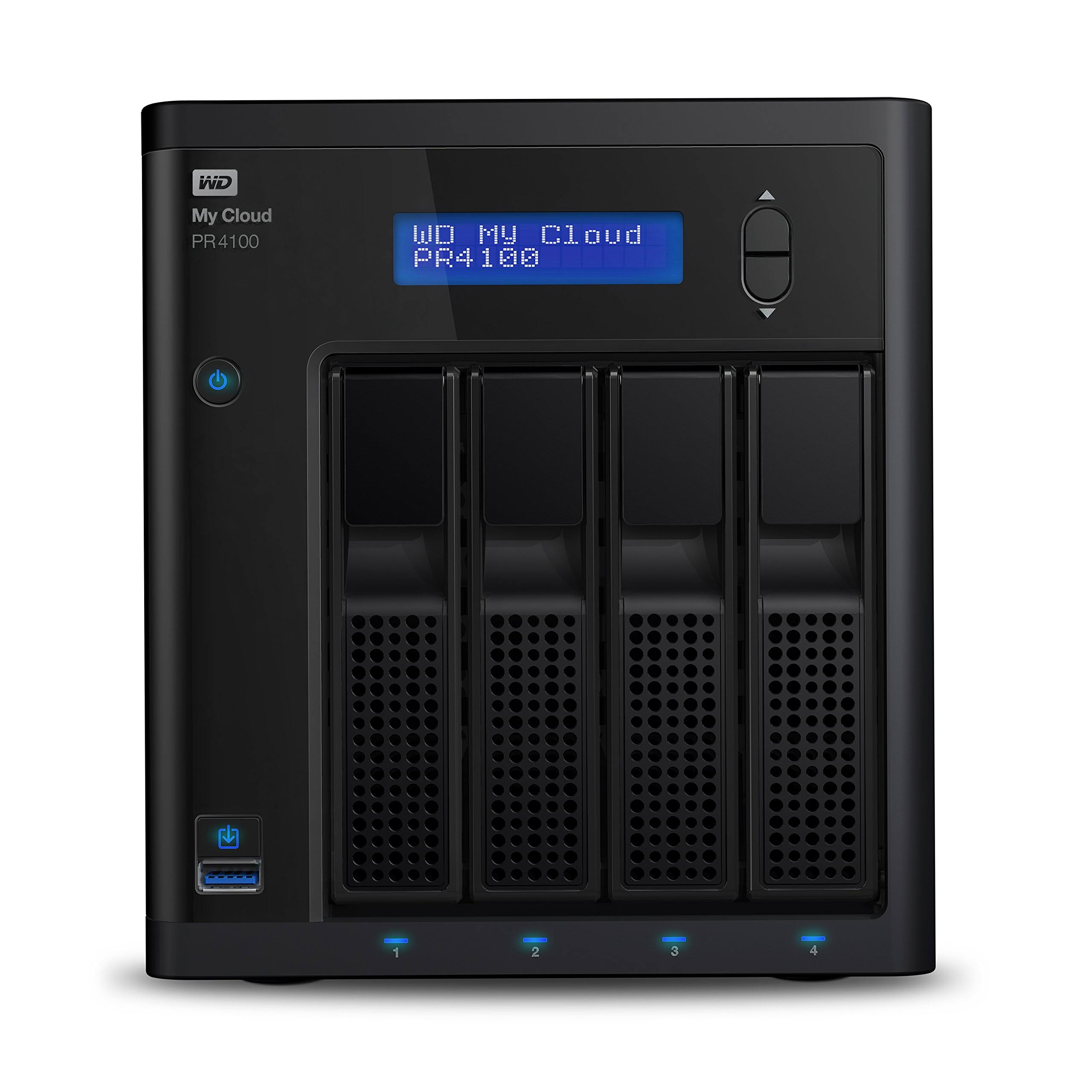 WD My Cloud PR4100 WDBNFA0160KBK 4-Bay NAS Server - 4 x 4 TB