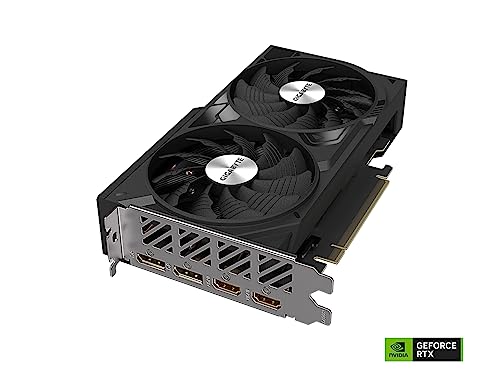 GIGABYTE GeForce RTX 5060 Ti WINDFORCE OC 8G Graphics Card, 8GB 128-bit GDDR7, PCIe 5.0, WINDFORCE Cooling System, GV-N506TWF2OC-8GD Video Card