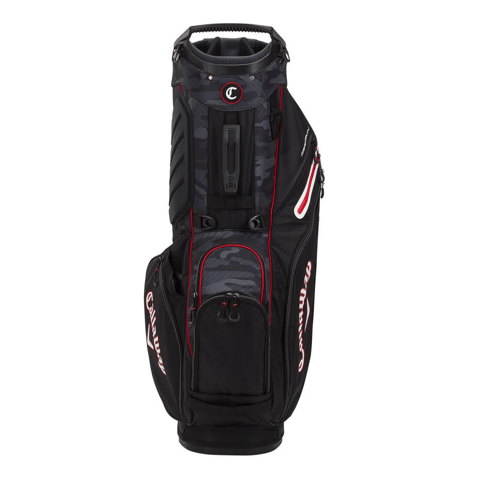 Callaway Fairway 14 Stand Bag, Black/Camo/Red