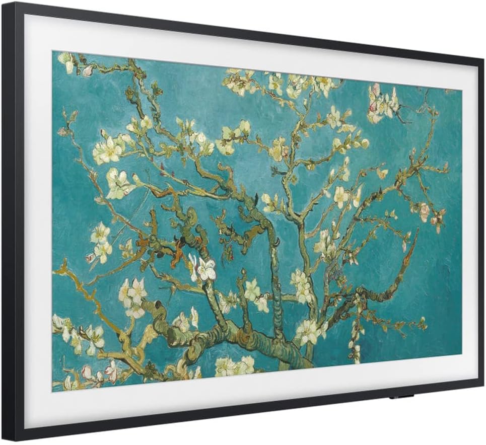 Samsung QN32LS03CB 32 inch The Frame QLED HDR 4K Smart TV (2023) Bundle with HW-LS60D Photo Music Frame Smart Speaker Dolby ATMOS w/Q-Symphony