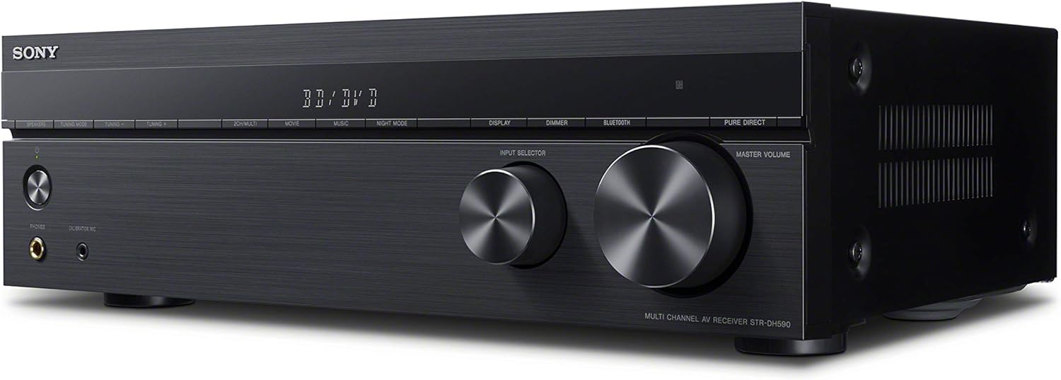 Sony STRDH590 5.2 Multi-Channel 4k HDR AV Receiver with Bluetooth (Renewed)