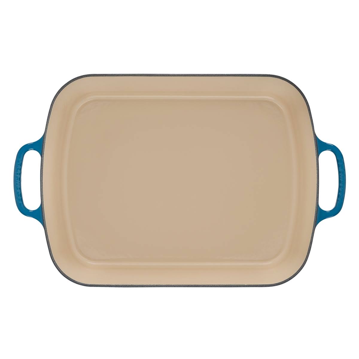 Le Creuset Signature 7-Quart Cast Iron Rectangular Roaster - Oyster