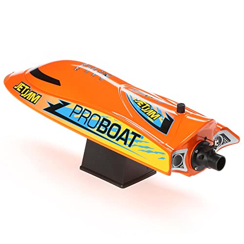 Pro Boat RC Jet Jam V2 12" Self-Righting Pool Racer Brushed RTR Batteries for Transmitter Not Included Orange PRB08031V2T1