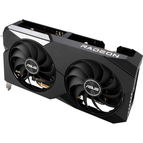 ASUS DUAL-RX6600-8G - Graphics card - Radeon RX 6600 - 8 GB GDDR6 - PCIe 4.0 - HDMI, 3 x DisplayPort