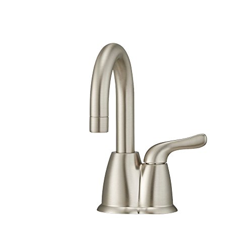 InSinkErator HOT250 Instant Hot Water Dispenser System, Single-Handle Faucet in Satin Nickel with 2/3-Gallon Stainless Steel Tank, H250SN-SS