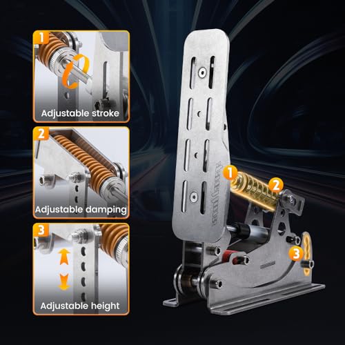 SIMJACK PRO Pedals Sim Racing Pedals PC Racing Simulator Pressure Sensor Load Cell HE Hydraulic Pedal