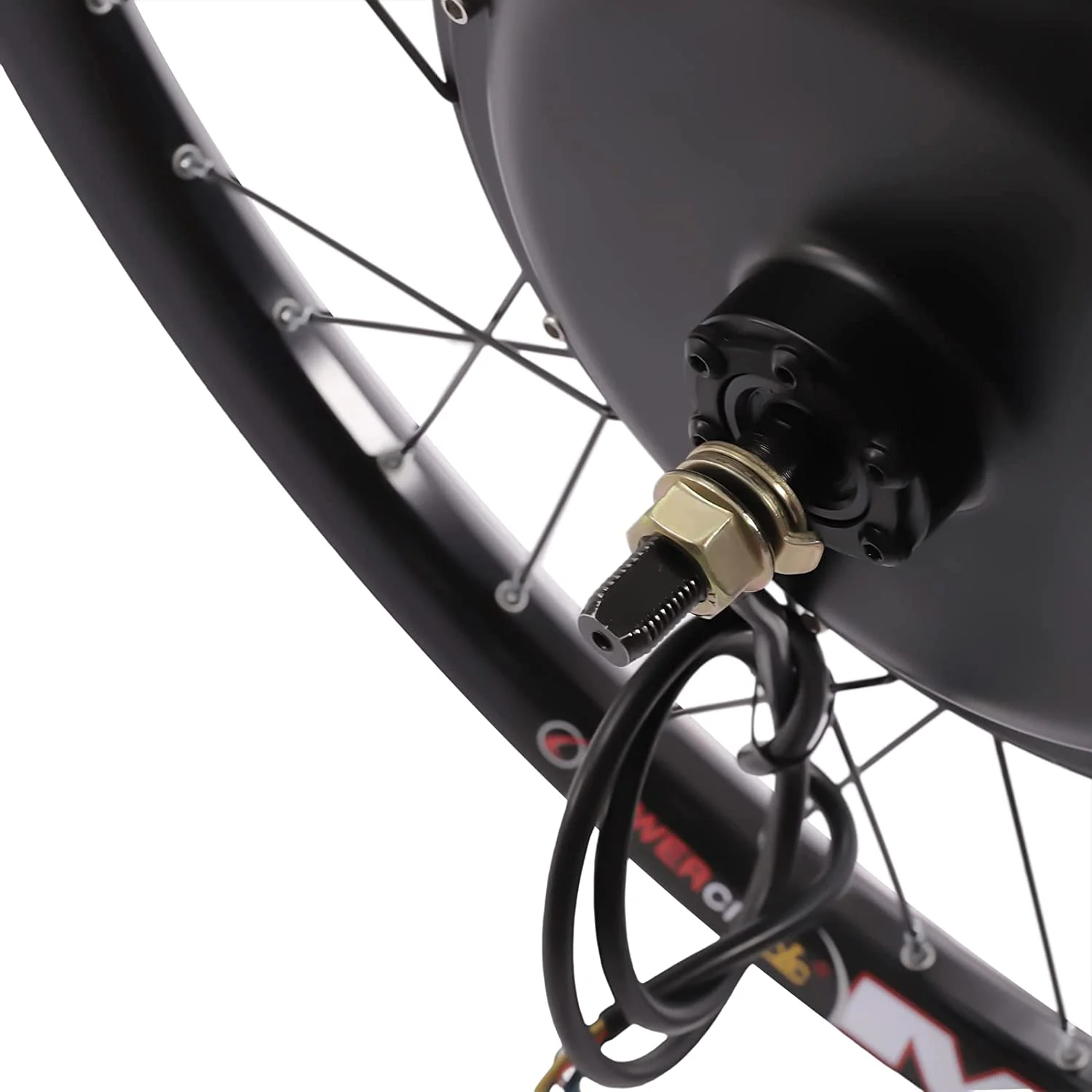 Miumaeov 27.5" Rear Wheel Electric Bicycle Conversion Kit Refitting LCD 72V 2000W Motor