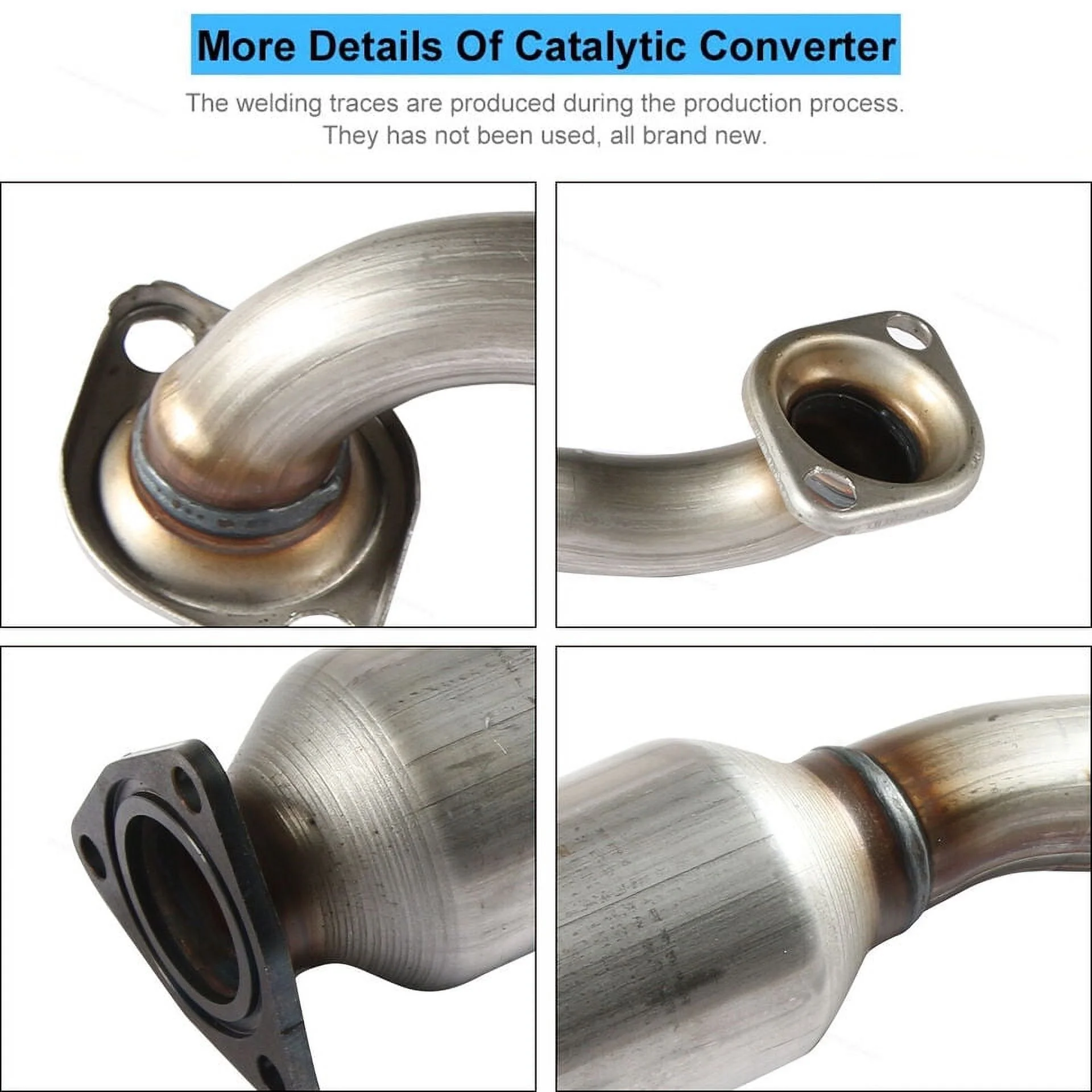 BoardRoad Rear Catalytic Converter for GMC Terrain / Chevy Equinox 2.4L 2010-2017