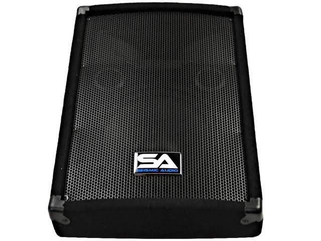 Seismic Audio Two 10x22 Floor Monitors Studio/Stage New Pa/dj Speakers - SA-10M