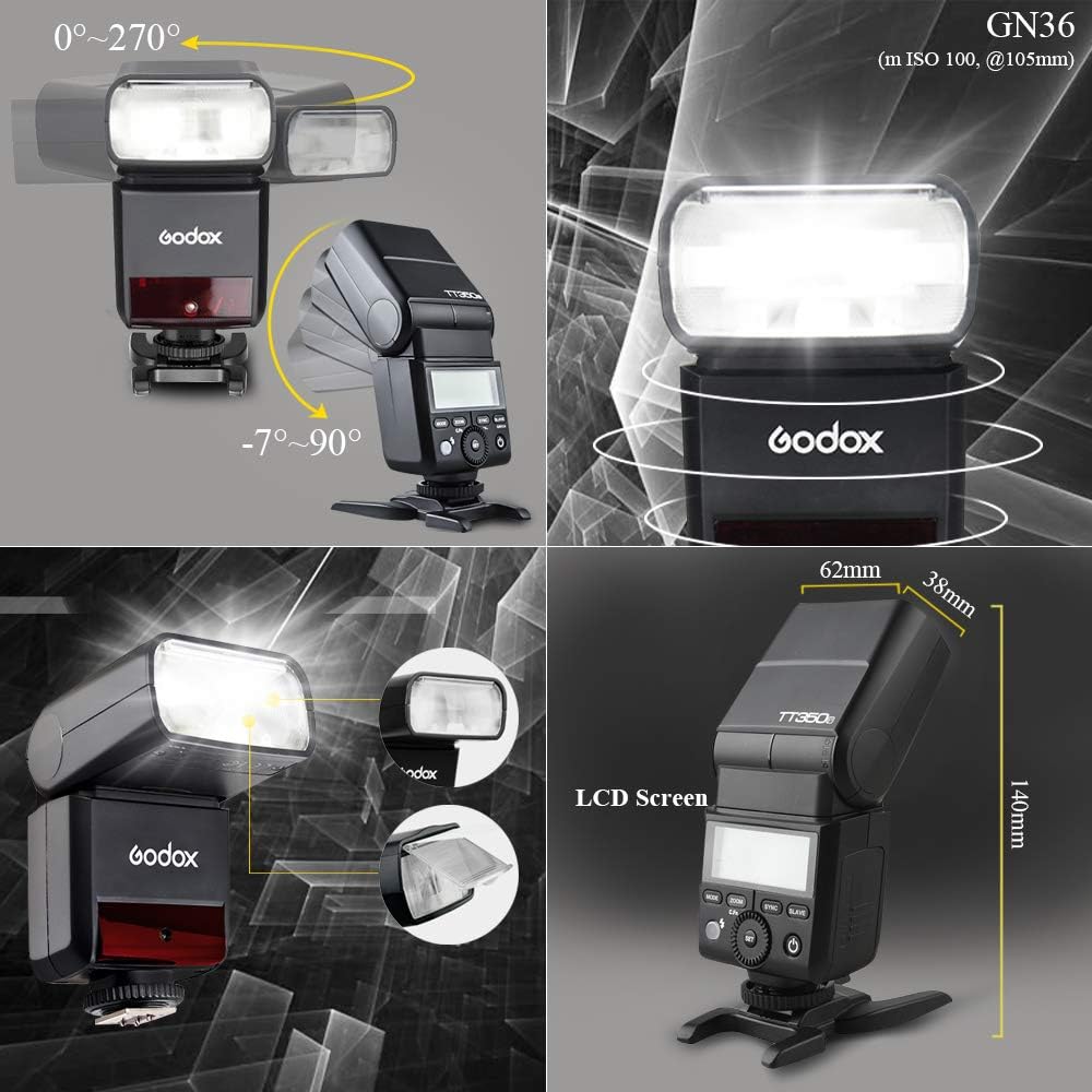 GODOX TT350P TTL Flash Speedlite Compatible for Pentax Cameras 645Z K-3II K-1 KP K-50 K-S2 K70 (TT350P)