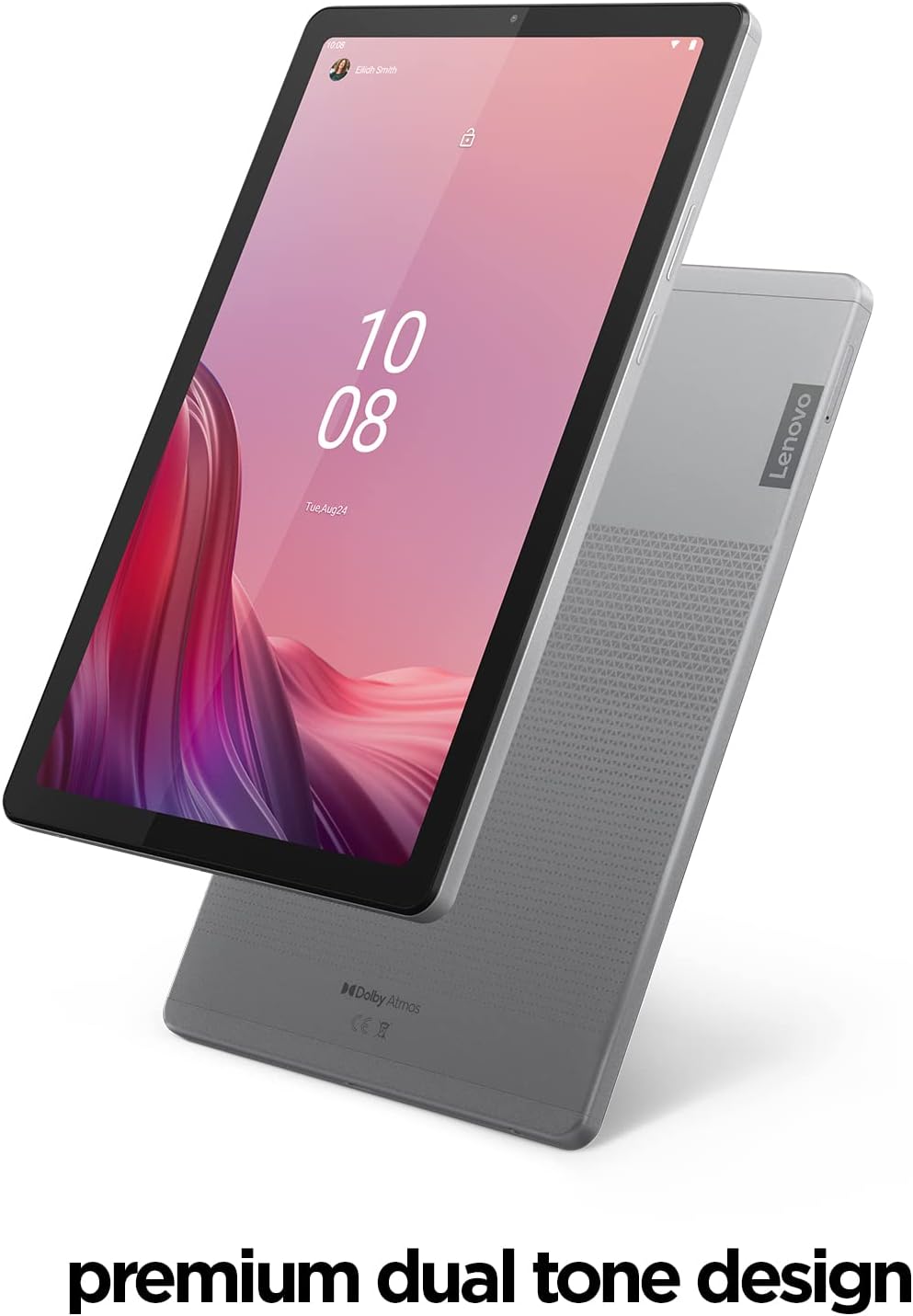 Lenovo Tab M9-2023 - Tablet - Long Battery Life - 9" HD - Front 2MP & Rear 8MP Camera - 3GB Memory - 32GB Storage - Android 12 or Later - Folio Case Included,Gray