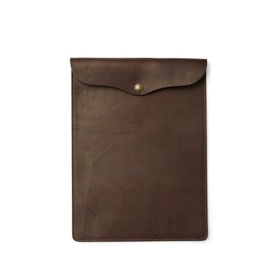 Filson Large Workshop Weatherproof Leather Computer Case - O